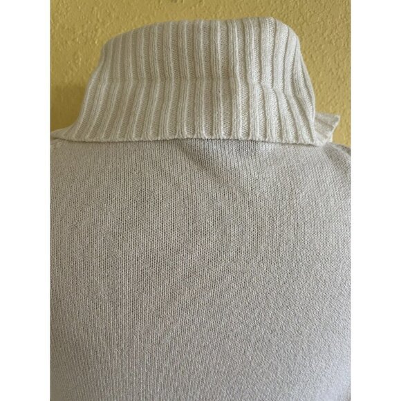 BCBG MAX AZRIA Short Sleeve Summer Spring Knit Cardigan Sweater Top Size M Ivory - Picture 5 of 9